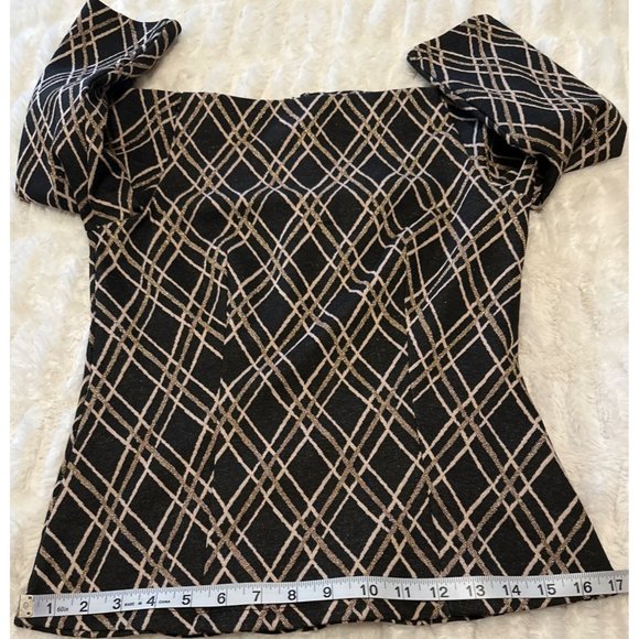 7th Avenue Design Studio NY & Co. 2-pc Blouse/Skirt Set Poly Blend Women S/M NWT - Picture 14 of 16